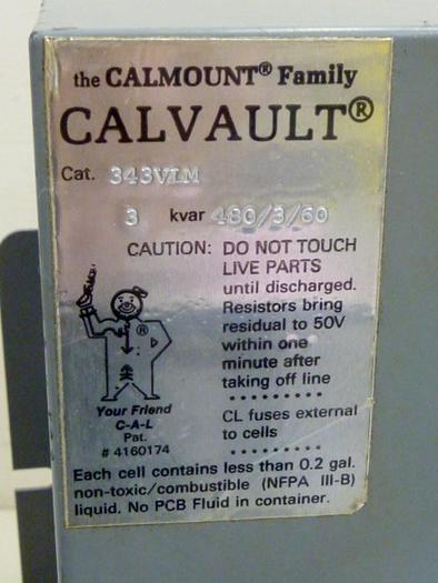 Used CALMOUNT Capacitor 343VIM #65443