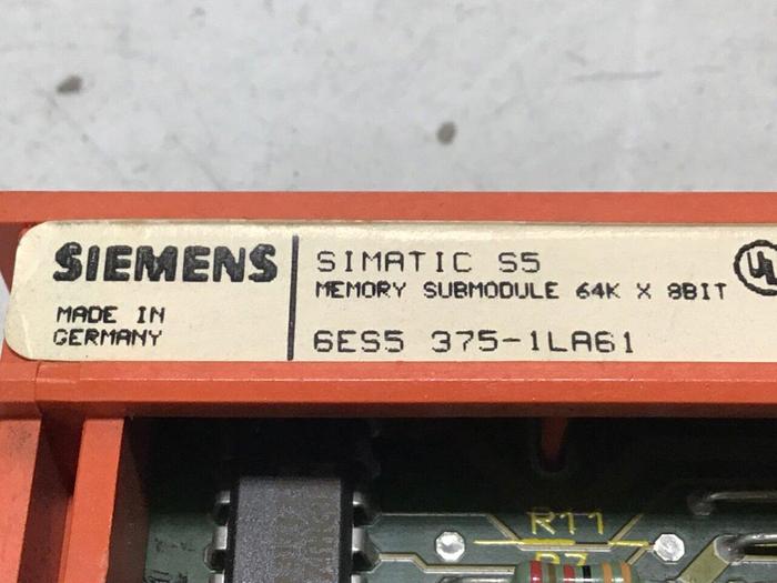 Used SIEMENS SIMATIC S5 Memory Submodule 6ES5 375-1LA61 #112244