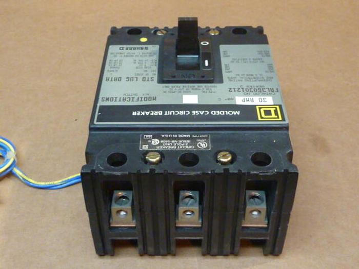 Used SQUARE D 30 Amp Circuit Breaker FAL360301212 USED