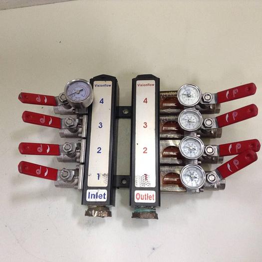 Used PPE Vision Flow Meter / Manifold MANIFOLD516 #80516
