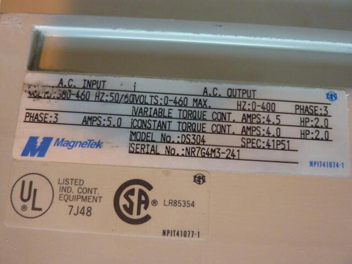 Used MAGNETEK GPD 503 AC Driver DS304 Used