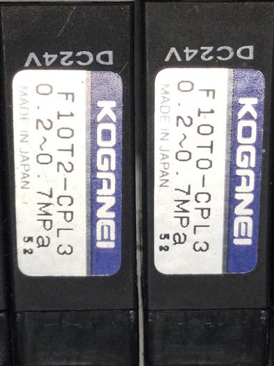 Used KOGANEI Manifold w/ Valves F10M8AJ #104803