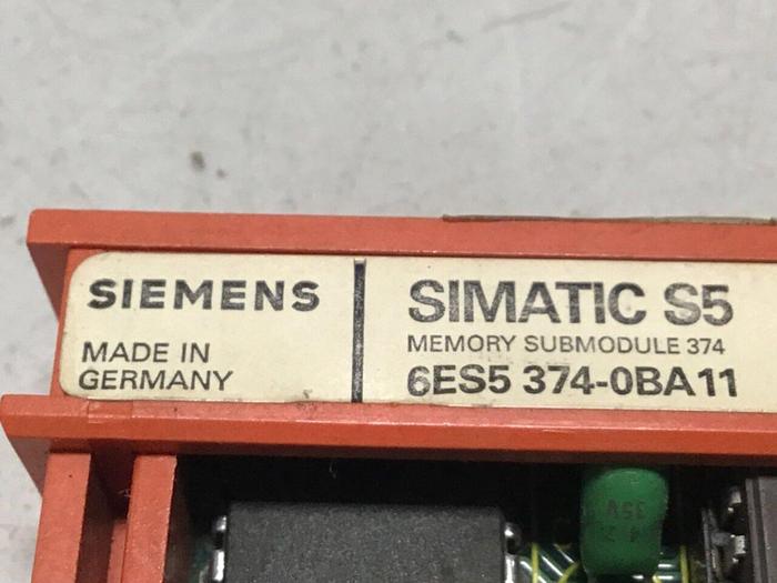 Used SIEMENS / VAN DORN SIMATIC S5 Memory 6ES5 374-0BA11 #112228