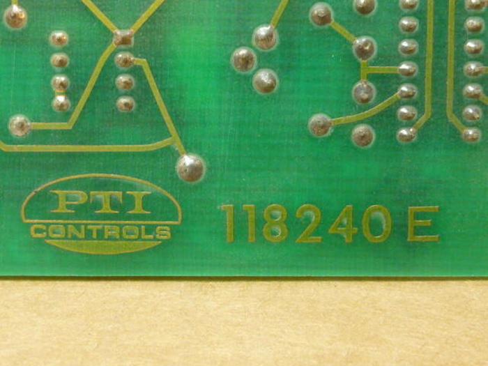 Used PTI CONTROLS Signal Conditioner Board 50215 #31874