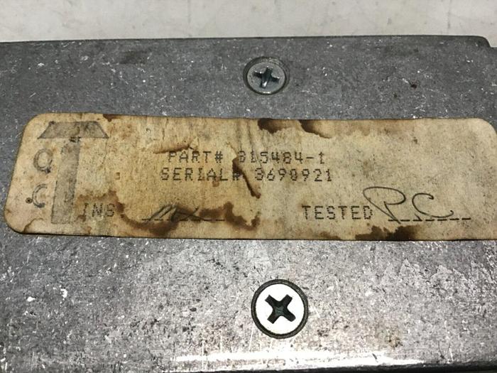 Used VAN DORN OP398 Electrical Harness 315484-1 #132867