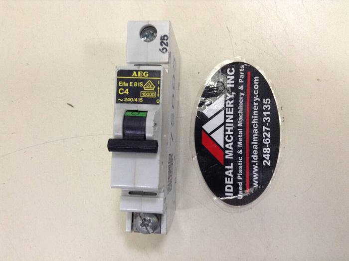 Used AEG 4 Amp Circuit Breaker E81S/C4 #75695