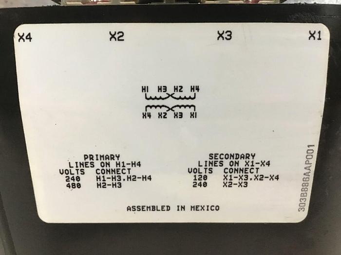 Used GENERAL ELECTRIC 2.00 kVA Transformer 9T58K2814 USED