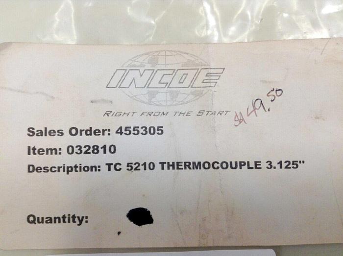 INCOE Thermocouple TC 5210 #69651