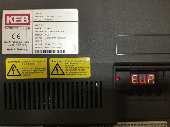 Used KEB Drive 09.F0.200-1228 #99021