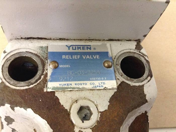 Used YUKEN Relief Valve BG-03-3254 #71038