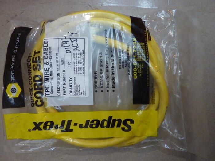 TPC WIRE & CABLE Quick-Connect Cord Set 94162 #29651
