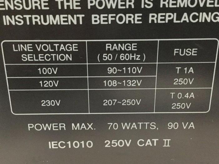 Used GW INSTEK Oscilloscope GOS-6112 #107447