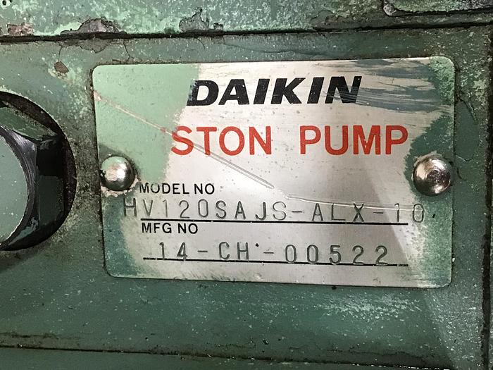Used Daikin Piston Pump HV120SAJS-ALX-10 Used #137918