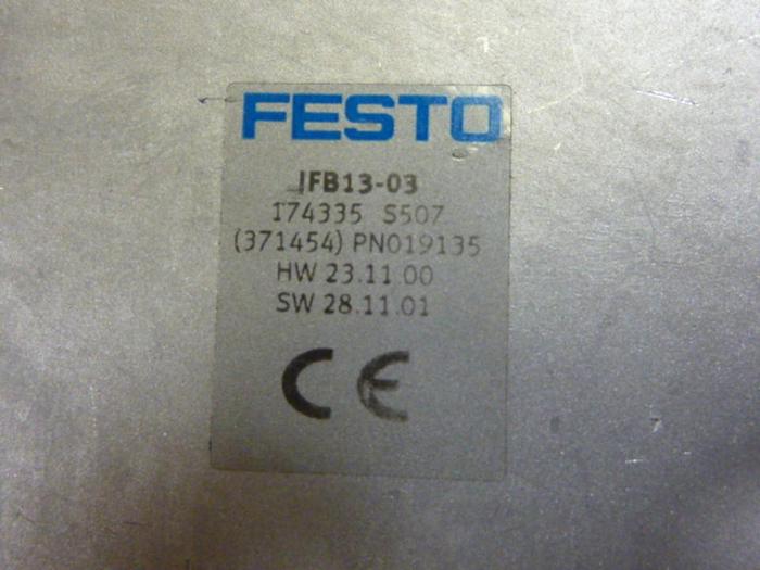 Used FESTO Control Block / Valve Terminal IFB13-03 Used