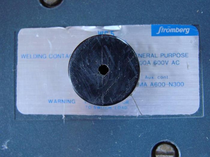 Used STROMBERG Welding Contactor WC5 #10312
