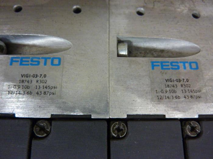 Used FESTO Control Block w/ Valves IFB8-03 #52798