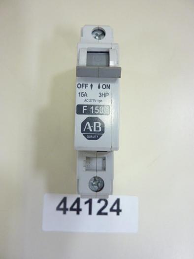Used ALLEN BRADLEY 15 Amp Circuit Breaker 1492-CB1/F150 SER C #44124