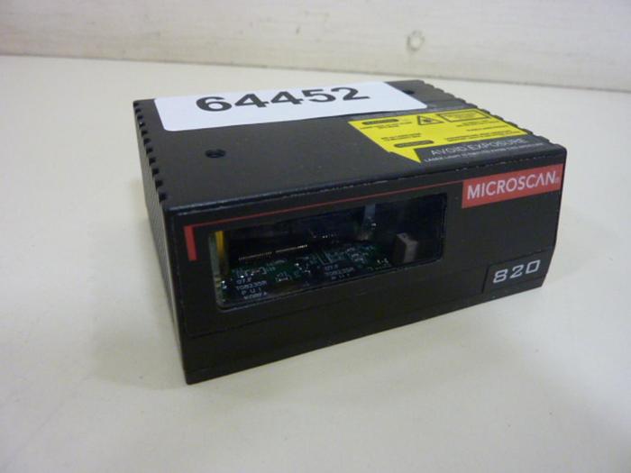 Used MICROSCAN Barcode Scanner Laser MS-820 #64452