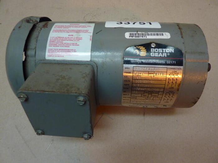 Used BOSTON GEAR .33 HP Motor AEUTF-B USED