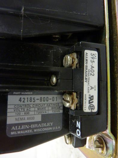 Used ALLEN BRADLEY Motor Starter Size 1 505-BOD SER C #58034