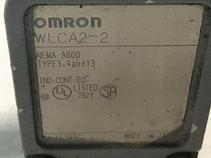 Used OMRON Limit Switch WLCA2-2 #121876