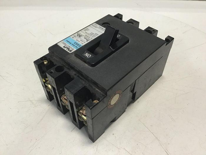 Used FUJI ELECTRIC 30 Amp Circuit Breaker EA53-30 Used