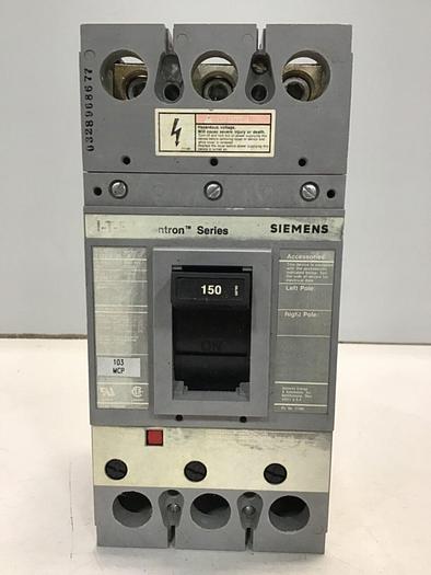 Used SIEMENS 150 Amp Circuit Breaker FXD63A150 Used