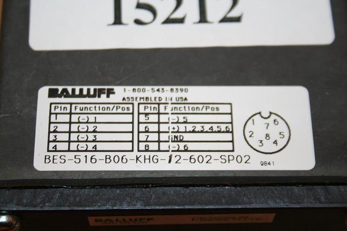 BALLUFF Industrial Limit Switch BES-516-B06-KHG-12-602-SP02 New