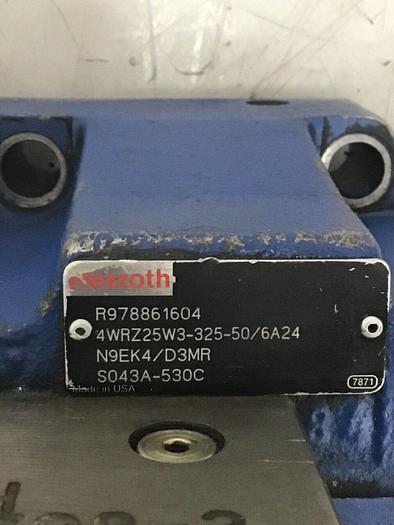 Used REXROTH Valve 4WRZ25W3-325-50/6A24N9EK4/D3MR Used
