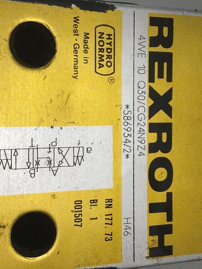 Used REXROTH Valve 4WE10Q30/CG24N9Z4 #124463