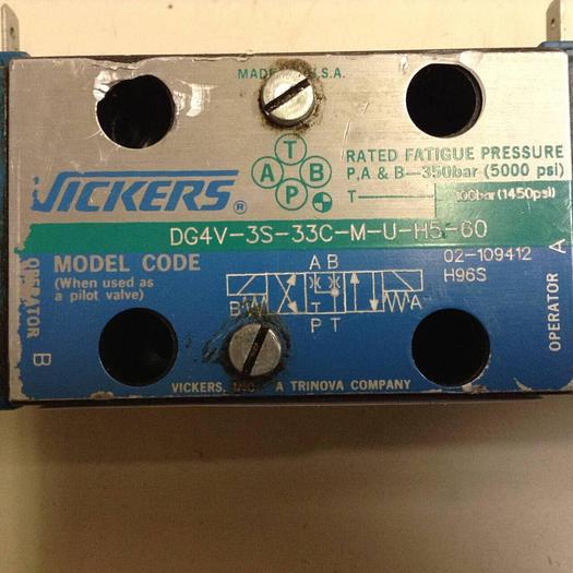 Used VICKERS Valve DG4V-3S-33C-M-U-H5-60 #87594