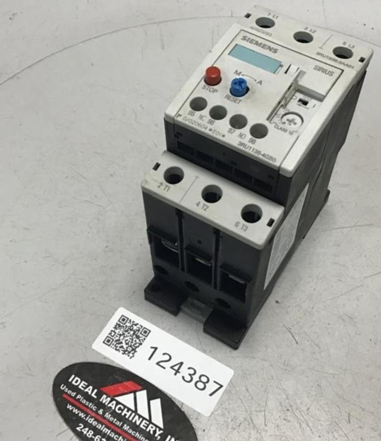 Used SIEMENS Overload Relay 3RU1136-4GB0 USED