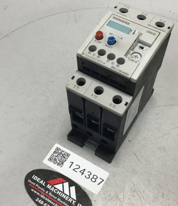 Used SIEMENS Overload Relay 3RU1136-4GB0 USED