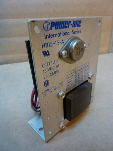 Used POWER ONE Power Supply HB15-1.5-A` #5973