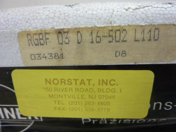 EUCHNER Limit Switch RGBF 03 D16-502 L110 Used