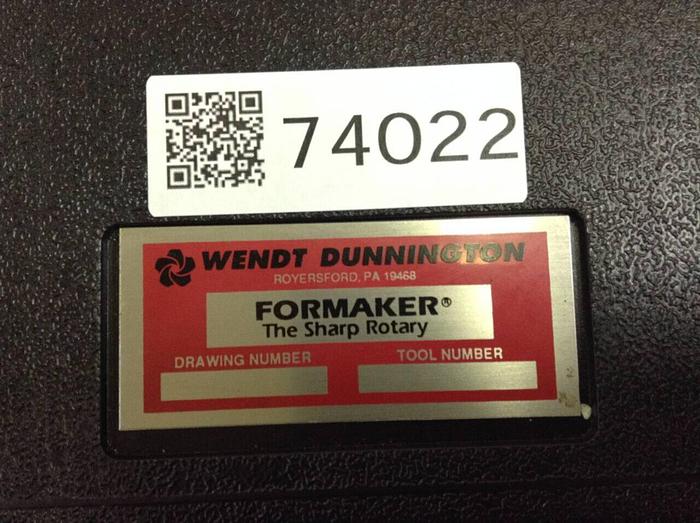 Used WENDT Superdense Formaker Diamond Roller 79045-1 17114A0133 #74022