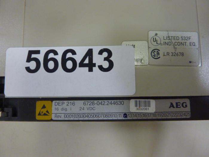 Used MODICON Input Module DEP 216 #56643