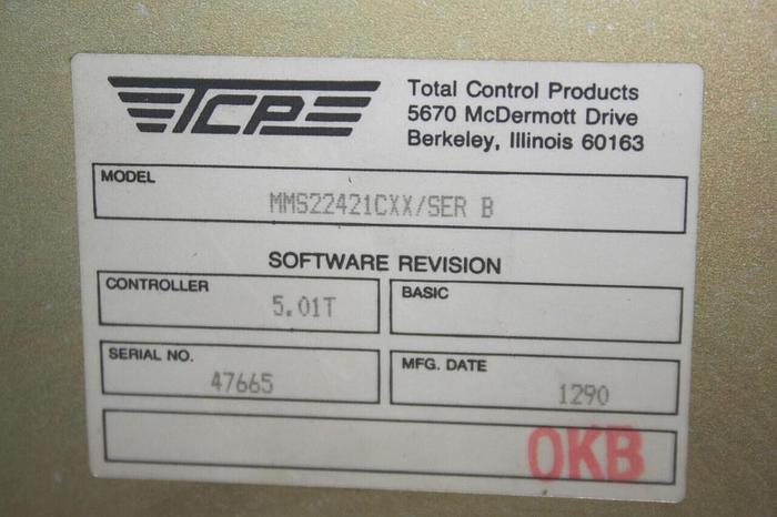 Used TOTAL CONTROL Operator Panel MMS22421CXX Used