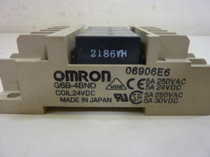 Used OMRON Relay Terminal Block G6B-4BND #64201