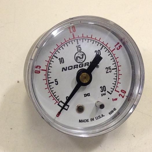 NORGREN Pressure Gauge 9106-01 #83881