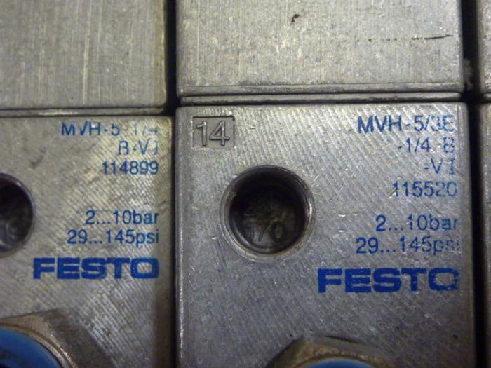 Used FESTO Control Block / Valve Terminal IFB8-02 #61260