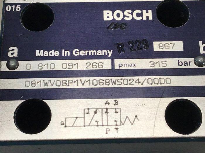 Used BOSCH Valve 0 810 091 266 #116937