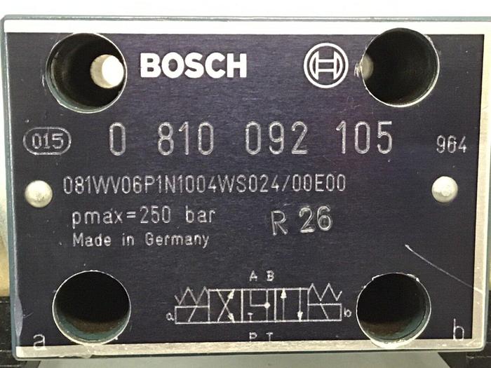 Used BOSCH Directional Valve 0 810 092 105 #144575