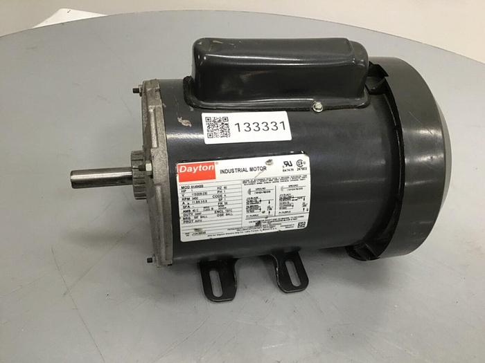 Used DAYTON 1 HP Industrial Motor 6K484BB #133331