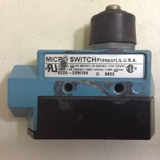 Used HONEYWELL Micro Switch BZE6-2RN194 #85006