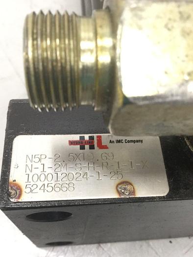 Used HYDRO LINE Injection Sled Cylinder N5P-2.5X19.69 #117568