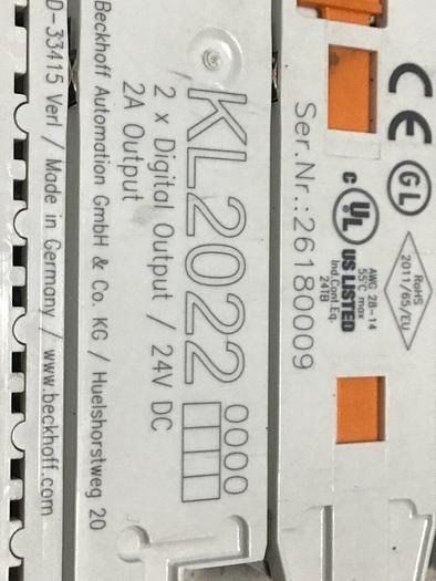 Used BECKHOFF Digital Output Module KL2022 #125217