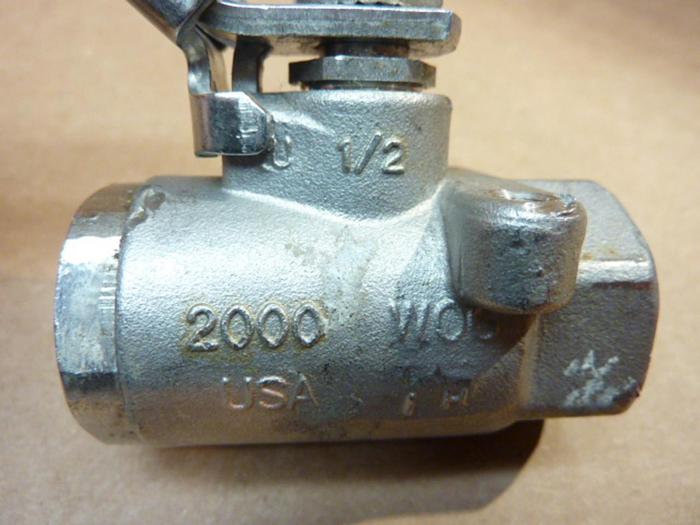 Used APOLLO Ball Valve 2000 WOG CF8M #40606
