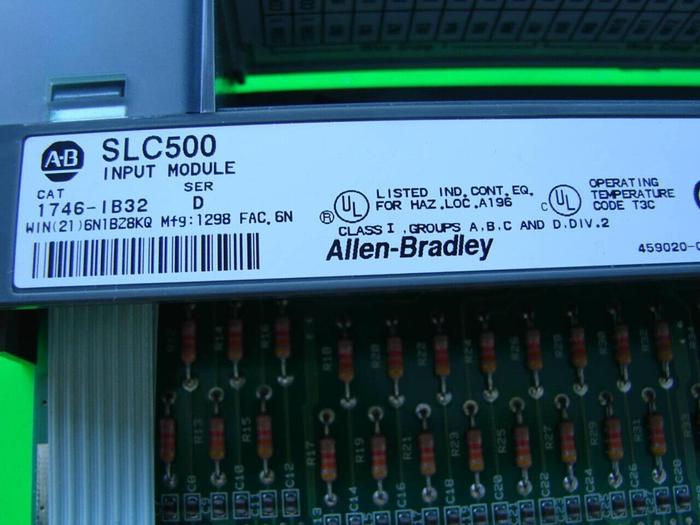 Used ALLEN BRADLEY Input Module 1746-IB32 SER D #8359