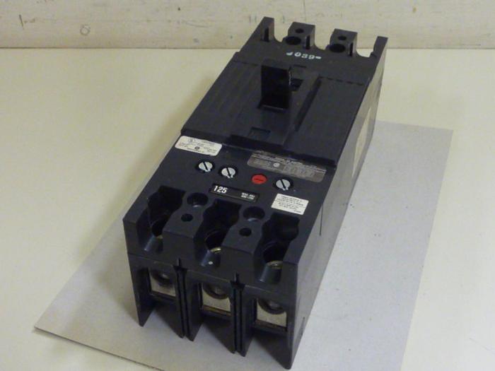 Used GENERAL ELECTRIC / GE 125 Amp Circuit Breaker TFJ236125 Used
